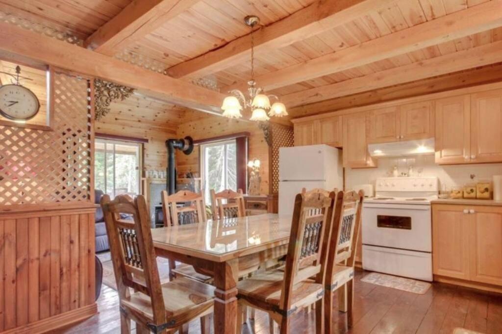 Chalet Riviere - Bord De Riviere - Romantique Saint-Alexis-des-Monts Exterior foto