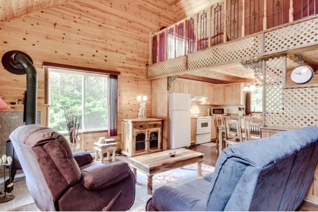 Chalet Riviere - Bord De Riviere - Romantique Saint-Alexis-des-Monts Exterior foto